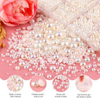 13000Pcs Flatback Pearls for Crafting, Bedazzling Bead for DIY Crafts Clothing - Image 7