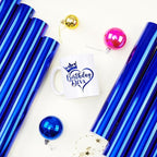 Tintnut Holographic Permanent Vinyl 8 Pcs 12x12in Royal Blue Adhesive Vinyl | - Image 7