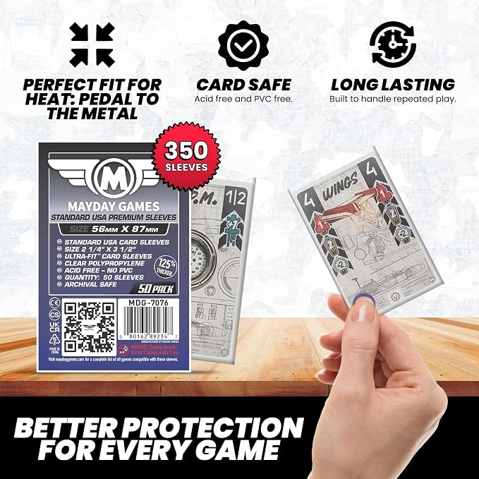 Mayday Games Heat: Pedal to the Metal -Premium Compatible Card Sleeve Bundle - Image 6
