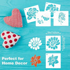 Flower Stencils for Painting - Image 6