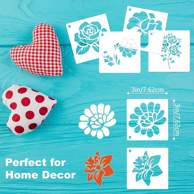 Flower Stencils for Painting - Image 6