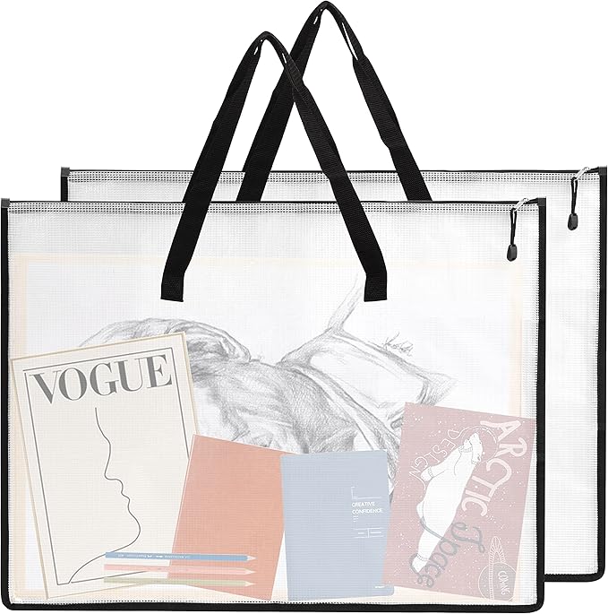 EOOUT 2 Pack 18.5x24.8 Inches Art Portfolio Case, Portfolio Folder by EOOUT