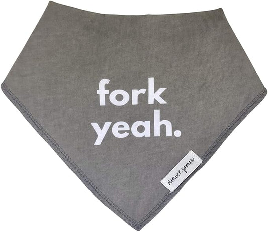 Denver James Bandana Feeding Drool Baby Bib I Soft Organic Cotton I Fleece Back