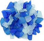 Jetec 11 oz Sea Glass for Crafts Pieces Decor Flat Frosted Sea Glass Vase by Jetec