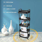 5 Tier Rolling Utility Cart - Image 3