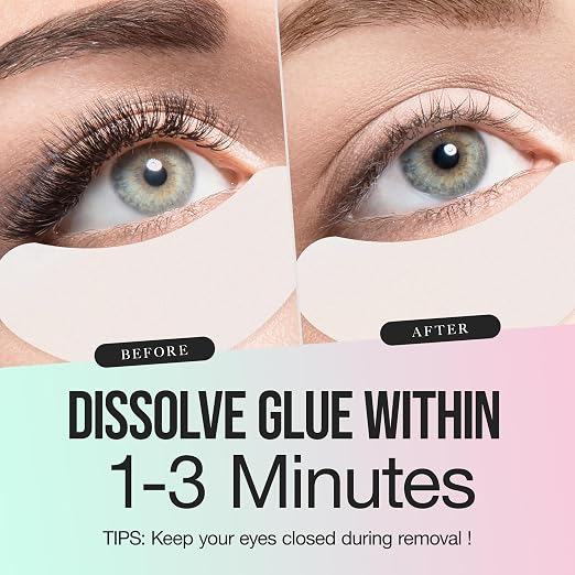 LASHVIEW Lash Glue Remover Cream Gentle Aloe Low Irritation Eyelash Remover Kit - Image 4