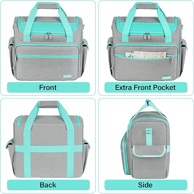 Craft Bag for Scrapbook Supplies, Large Scrapbook Tote - Image 5