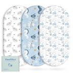 Yoofoss Bassinet Sheets for Baby, Baby Delight, Angelbliss, Soft Breathable by YOOFOSS