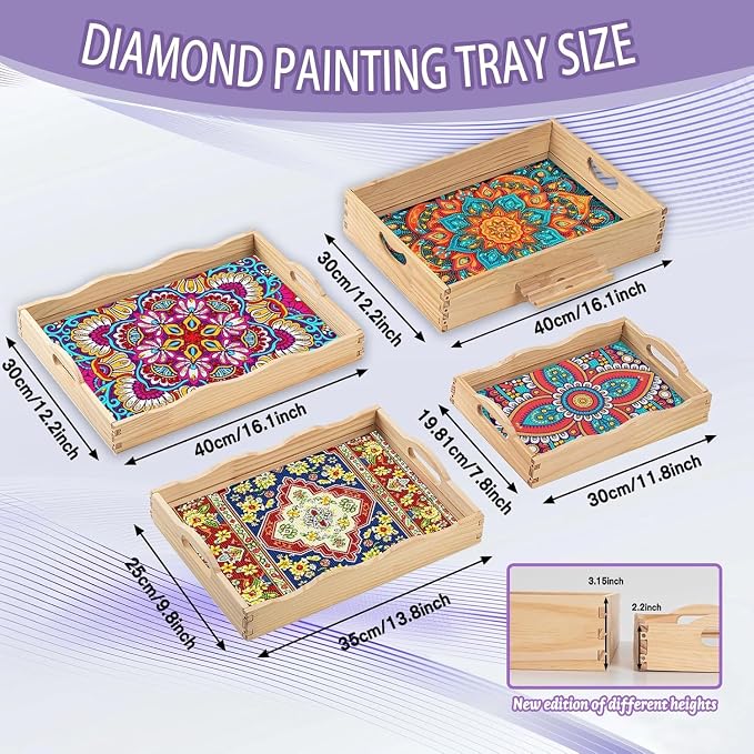 EWJRNSF Mandala 5D Diamond Painting Diamond Art Kits - Image 2