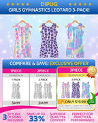 DIPUG 3 Pack Gymnastics Leotards - Image 2