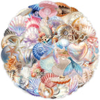 60PCS Cartoon Conch Stickers Funny Sea Shell Stickers - Image 7