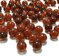 CYS EXCEL Amber Glass Gemstone Vase Filler Aquarium Round Marble Beads by CYSEXCEL%C2%AE