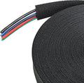 Heat Shrink Wire Loom 2:1 Shrinkable Braided Cable Sleeve 3/8 Inch ID-220ft by BuyUneed