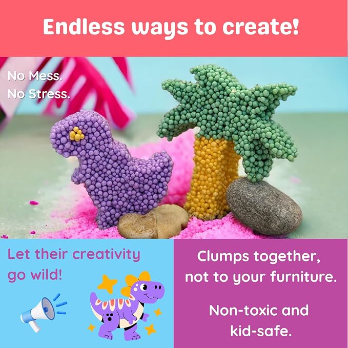 Silly Foam, Creative Modeling Foam Beads, Easy Clean Up, Arts & Crafts - Image 5