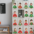 60pcs Christmas Theme Cutouts Ugly Sweater Bulletin Board Decorations Xmas Ugly - Image 5