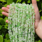 200 Pcs Crystal Chip Beads for Jewelry Making 5-8mm Green Wave Agate | Natural - Image 2