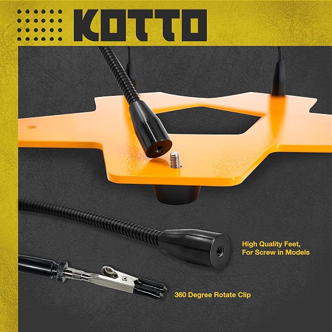 KOTTO Third Hand Professional Soldering Stand Tool PCB Holder Five Arms Helping - Image 6