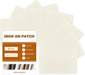 Iron on Patches, 8 Pieces Iron on Linen Patches, Fabric Patches by ForABetterHomeLife