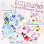 Tmtains 40 Sheets Kawaii Japanese Sticker Book - Image 4
