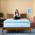 Linenspa Memory Foam Mattress Topper, Full Size - Image 8