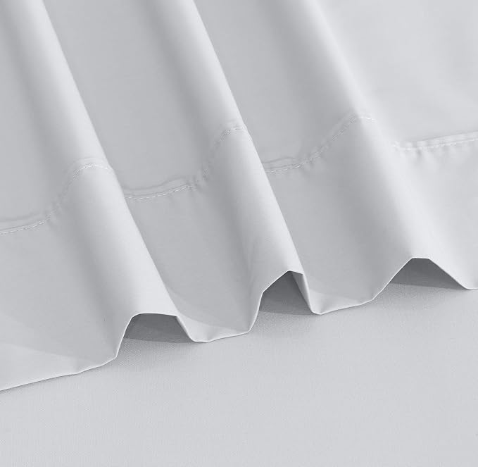 RUVANTI 100% Cotton Sheets – King Size Percale Bedding, Cooling & Breathable - Image 8