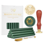 Yoption Wax Seal Kit, Christmas Wreath Wax Seal Stamp, Wedding Invitations - Image 2