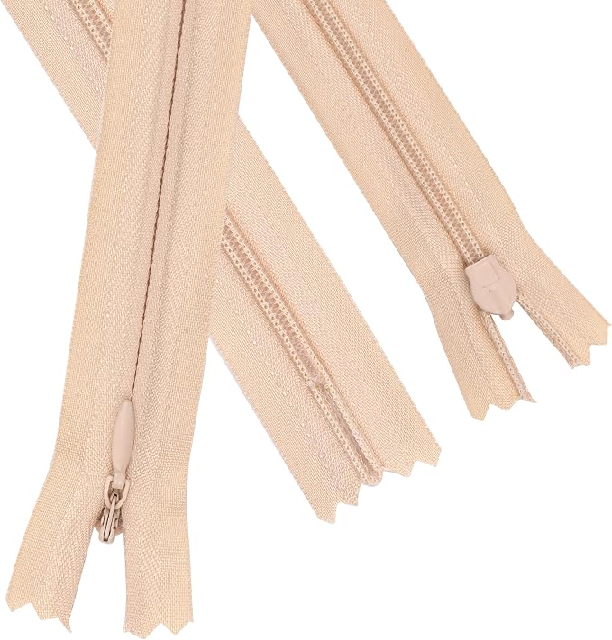 YAKA 20pcs Lvory Nylon Invisible Zippers Tailor Sewing Tools Garment - Image 3