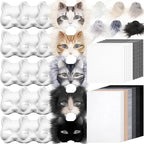 Seenelling DIY Therian Mask Kit Blank Cat Mask by Seenelling