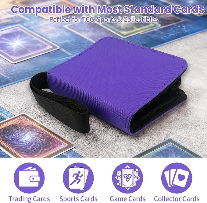 Mini Trading Card Binder Album, 1 Pocket Card Binder - Image 6