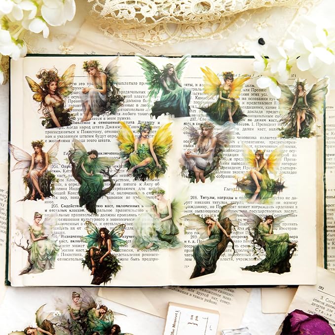 Yoksas Fantasy Butterfly Fairy Scrapbook Stickers - Image 7