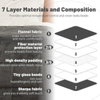 Weighted Blanket 15 lbs 60x80 inches, Sherpa Fleece Throw Blanket - Image 7