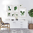 Hongkee 5x7 Picture Frame Set of 4, Made of Real Glass and Distressed White - Image 5