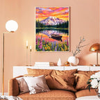 xackcme Mountain Paint by Numbers - Image 5