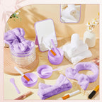 Teenyyou 10 Set Purple Spa Party Supplies - Image 4