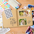 Joyberg Scrapbook 80 Pages, Scrapbooking Supplies 10 x 10 In, Scrapbook Album - Image 2