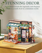 Rolife DIY Miniature House Kit 1:18 Coffe&Bar Dollhouse Diorama Model, Build - Image 6