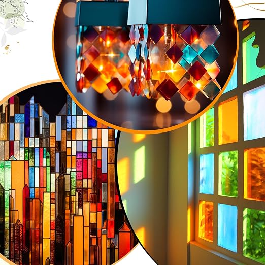 Geetery 15 Pcs Colored Acrylic Sheets, Plastic Boards - Image 7