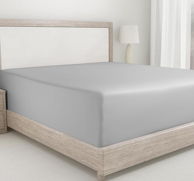 California Design Den Twin XL Bed Fitted Sheet, Soft 400 Thread Count 100% by CaliforniaDesignDen