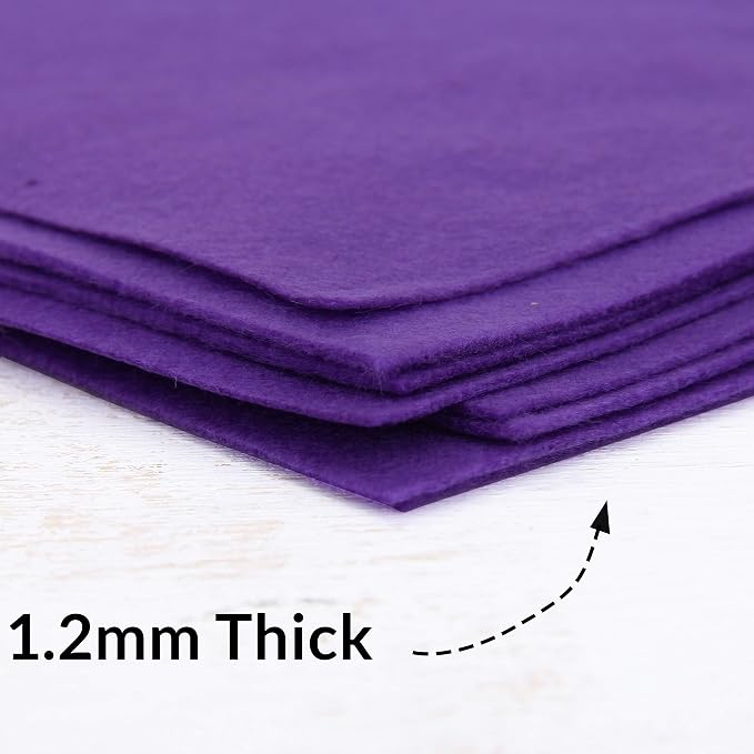 Threadart Purple Premium Felt Sheets - Image 3