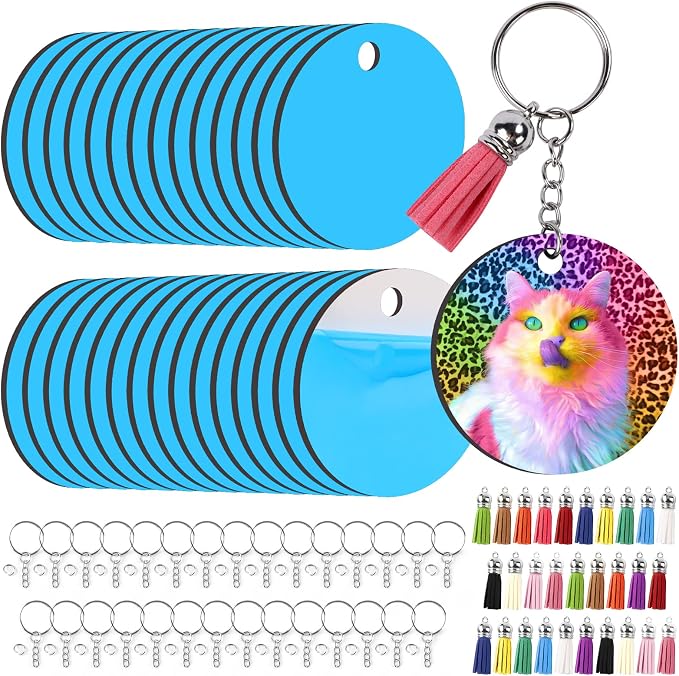 HTVRONT Sublimation Keychain Blanks by HTVRONT