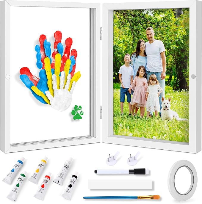 Omrhvi Family Handprint Kit, DIY Craft Keepsake Photo Frame, Hand Print by Omrhvi