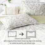 LEMIROE Botanical Cotton Comforter Twin Size - Image 3