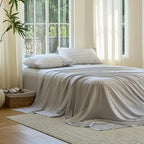 DOZ Sheet Set, 100% Viscose derived from Bamboo, Organically Grown, Buttery Soft by DOZ