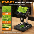 Elikliv Coin Microscope, 4.3'' LCD Digital Microscope 1000x, Coin Magnifier - Image 5
