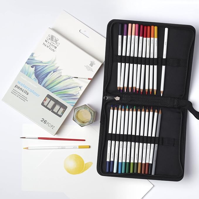 Winsor & Newton Studio Collection Artist Pencils, Watercolor Pencil Wallet - Image 9
