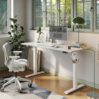 Agilestic Electric Standing Desk, 40 x 24 Inches Height Adjustable Desk - Image 2