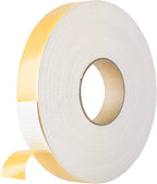 Kikerike Self Adhesive Foam Tape Weatherstrip 1in x 1/16in x 66Ft High Density by Kikerike
