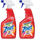 Zout Laundry Stain Remover Spray, Triple Enzyme Formula Removes the Toughest Stains, Made in the USA, 22 Ounce Bottles, 2-Pack