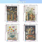 EIBEILI 4 Pack Book Flower Diamond Art Kits - Image 3