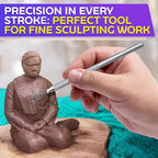 2 Pcs Pottery Scoring Tool – 5.33 Inch Clay Scoring Tool - Image 7